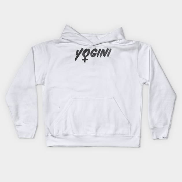 Yogini Kids Hoodie by MZeeDesigns